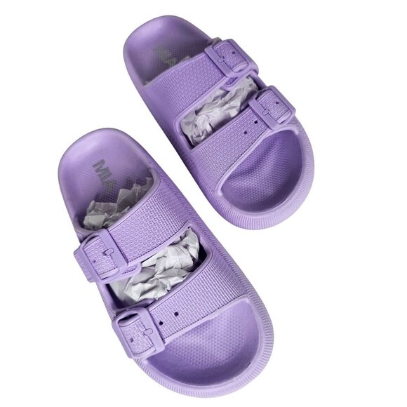 Mia Libbie Lavender EVA Slide Sandals Lightweight Comfort Slip-On Women's 7M - Picture 2 of 11